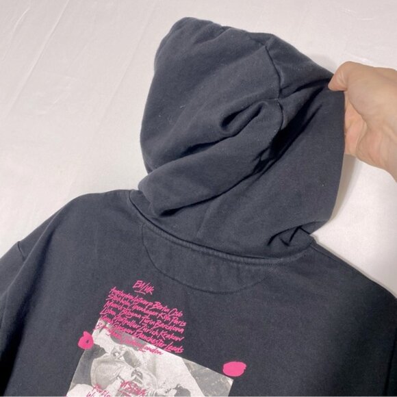 H&M Divided Black Pink Shawn Mendez Graphic Tour Sweatshirt Hoodie L - Picture 9 of 15